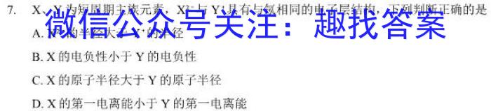 河南省2023年新野县九年级第一次模拟考试（23-CZ123c）化学