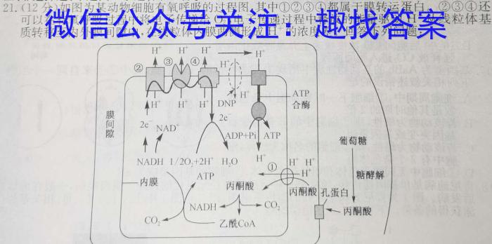 2022-2023学年中原名校中考联盟测评(二)生物