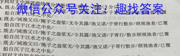 2023年四川大联考高三年级4月联考（478C·B）语文
