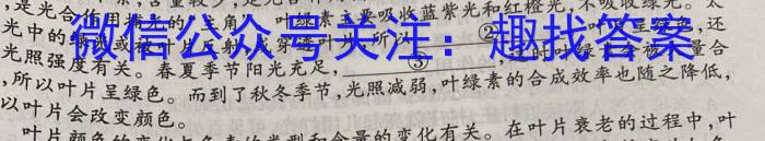 安徽省2022~2023学年度八年级下学期期中综合评估 6L R-AH语文