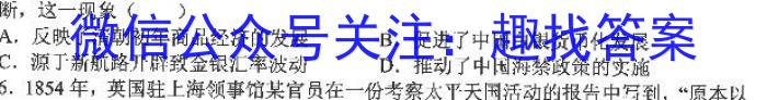 河南省2022-2023年度下学年高一年级第二次联考(23-419A)历史试卷