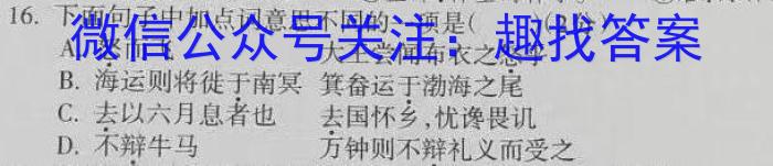 2023届普通高等学校招生全国统一考试冲刺预测·全国卷 EX-E(二)语文