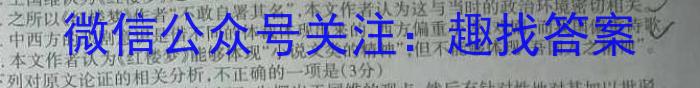 贵州省西南名师联盟2023届高考实用性联考卷(四)(黑白白黑黑白黑)语文