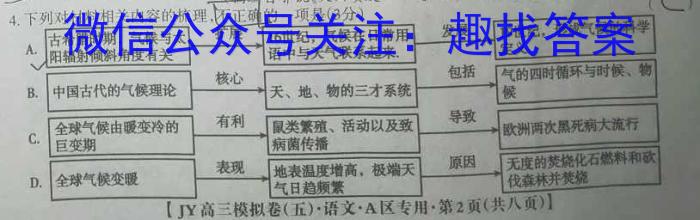 2023年河北大联考高三年级4月联考语文