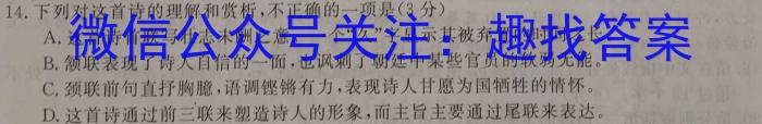 2023年普通高等学校招生全国统一考试 23·JJ·YTCT 金卷·押题猜题(十一)语文