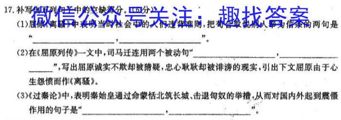 中考模拟压轴系列 2023年河北省中考适应性模拟检测(仿真一)语文