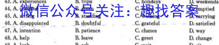 2023届全国普通高等学校招生统一考试(新高考) JY高三终极一考卷(一)英语