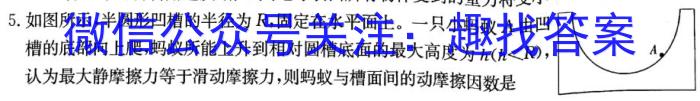 龙岩市一级校联盟2022-2023学年高一年级第二学期半期考联考(23-385A)物理`