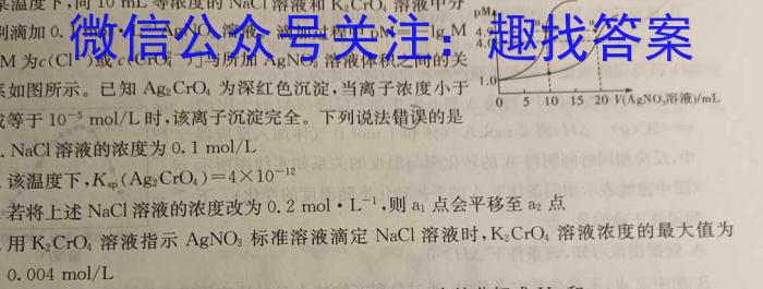 衡水金卷先享题压轴卷2023答案 老高考三化学