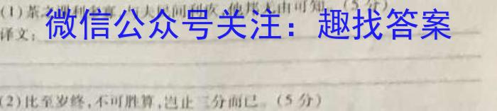 学科网2023年高考考前最后一卷(全国甲/乙卷)语文