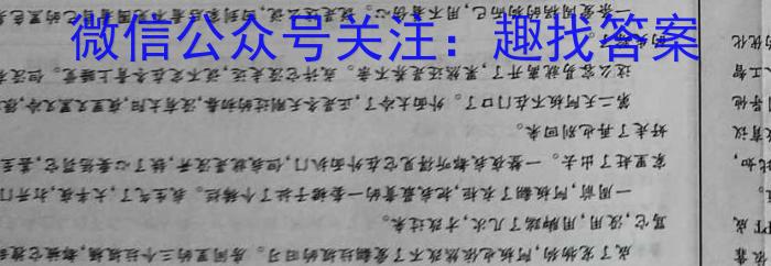 新版2023届 中考导航六区联考试卷(一)语文