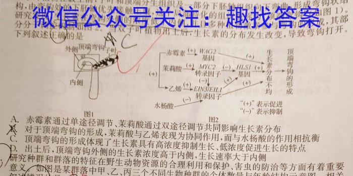 2023年“云教金榜”N+1联考·冲刺测试生物