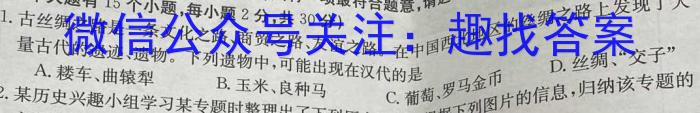 衡水金卷先享题 2022-2023下学期高三年级三模考试历史