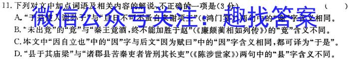 2023届金学导航·信息冲刺卷(五)·D区专用语文