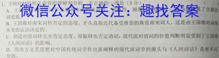 江西省吉安市十校联盟2022-2023学年九年级第二学期期中联考语文