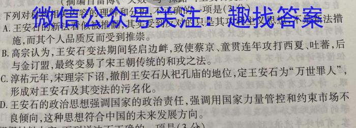 2025届湖南大联考高一年级4月联考语文