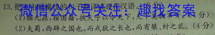 天一大联考 2023届高中毕业年级第二次模拟考试语文