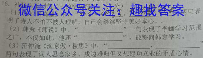 河北省2022-2023衡水中学下学期高三年级三调考试语文