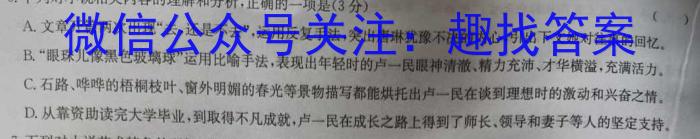 河南省2023年春期高中一年级期中质量评估语文