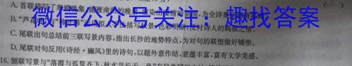 全国名校2024-2023学年高一第二学期期中考试语文
