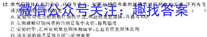 京师AI联考2023届高三质量联合测评全国乙卷（一）化学