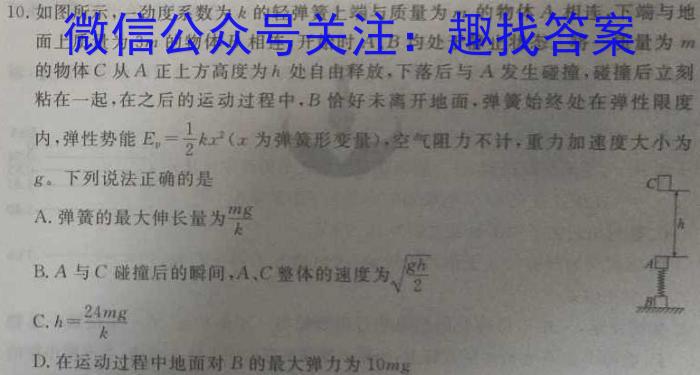 江西省吉安市2023年初中学业水平考试模拟卷q物理