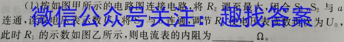 2023届金学导航·信息冲刺卷(六)·D区专用物理`