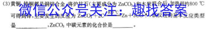 2023届陕西省第五次模拟考试化学