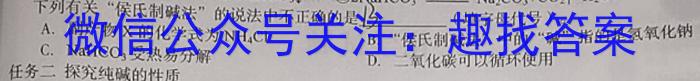 百师联盟 2023届高三信息押题卷(一)1 新高考卷化学