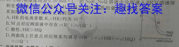 天一大联考 2023年普通高等学校招生全国统一考试诊断卷(B卷)化学