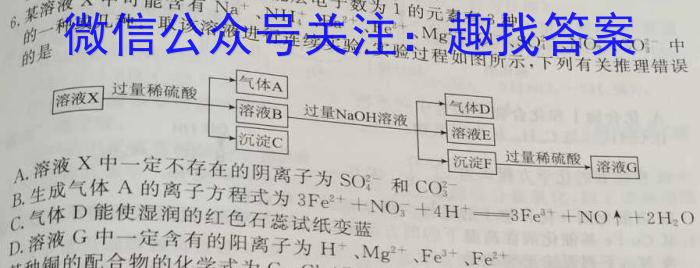 2023年河南省初中学业水平暨高级中等学校招生模拟考试（四）化学