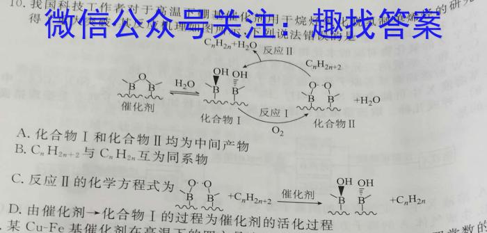 2023年普通高等学校招生统一考试 新S3·临门押题卷(四)化学