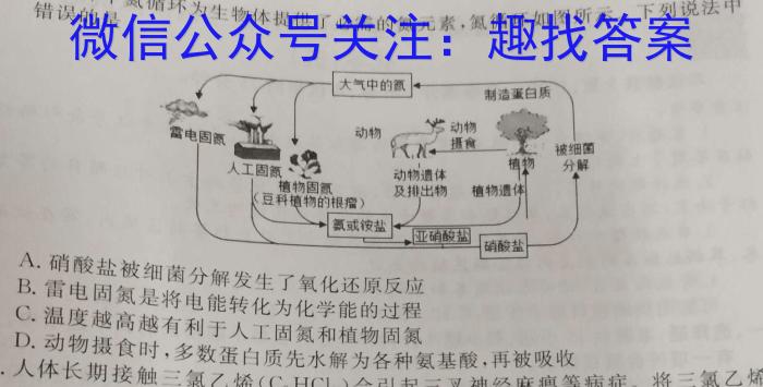 2023年普通高等学校招生统一考试 S3·临门押题卷(一)化学