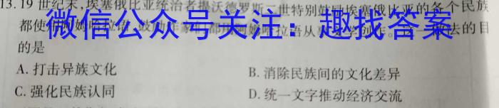 贵阳市五校2023届高三年级联合考试(五)历史