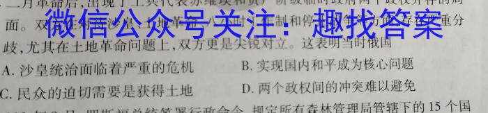 安徽省C20教育联盟2023年九年级第二次学业水平检测政治s