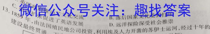 江西省2024届八年级第七次阶段性测试(R-PGZX A JX)历史