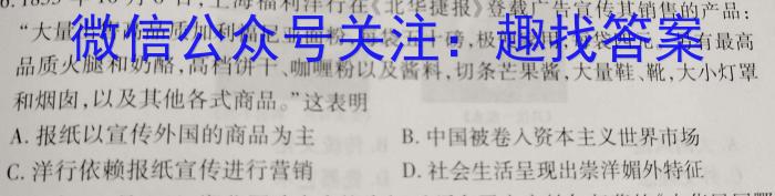 2022-2023学年陕西省八年级期中教学质量检测(23-CZ162b)政治s