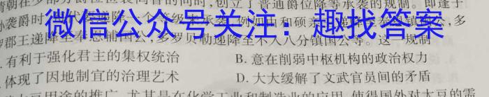 衡水金卷先享题压轴卷2023答案 新高考A一历史