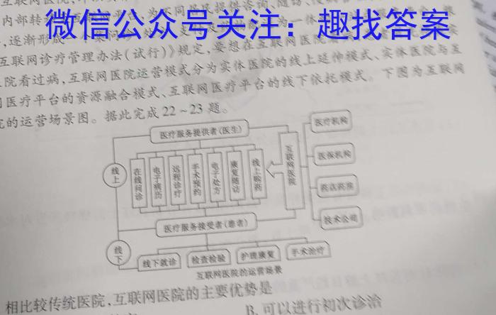 衡水金卷先享题信息卷2023答案 江苏版四地理.