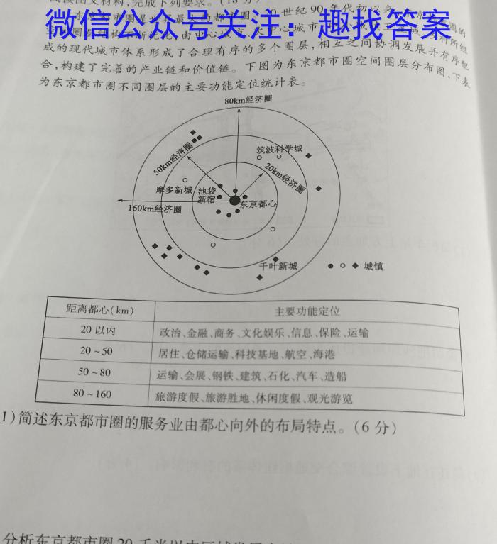 楚雄州中小学2023年高一下学期期中教育学业质量监测（23-375A）地理.