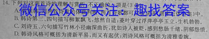 ［运城二模］山西省运城市2022-2023学年高三第二次模拟考试语文