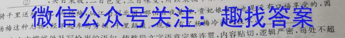 2023年湖南省普通高中学业水平合格性考试仿真试卷(专家版四)语文