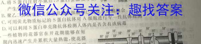 2023年陕西省普通高中学业水平考试全真模拟(四)生物