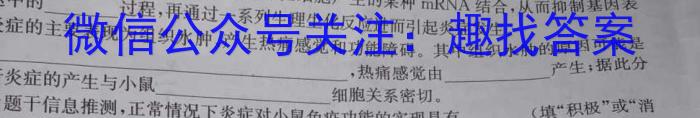 2023届全国普通高等学校招生统一考试(新高考) JY高三终极一考卷(一)生物