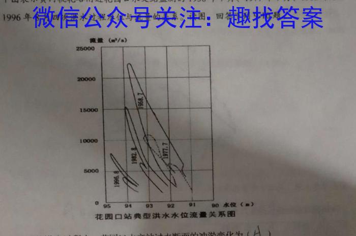 2023年九师联盟高三年级4月质量检测（L）地.理