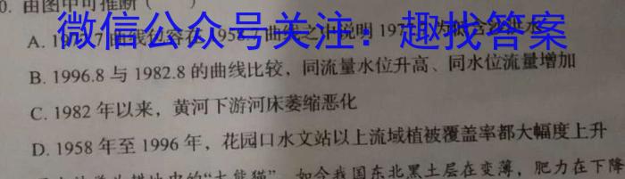 2023届九师联盟高三年级4月质量检测（新高考-河北）s地理