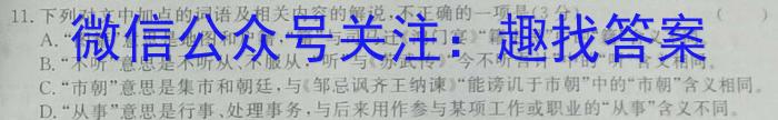 2023届衡水金卷·先享题·临考预测卷 新高考语文