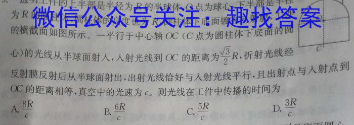 攀枝花市2023届高三第三次统一考试(2023.4).物理