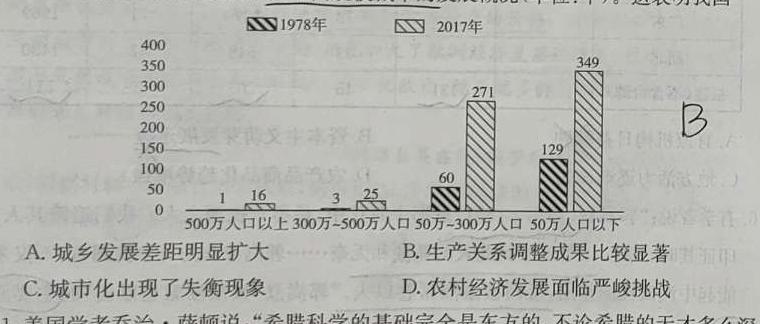 2023年普通高等学校招生全国统一考试 23·JJ·YTCT 金卷·押题猜题(十)政治y