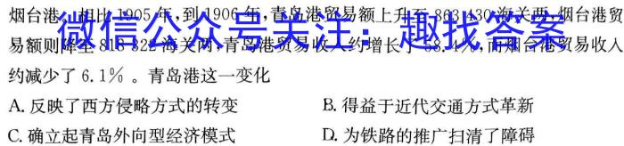 2023高考冲刺试卷 新高考(二)历史试卷